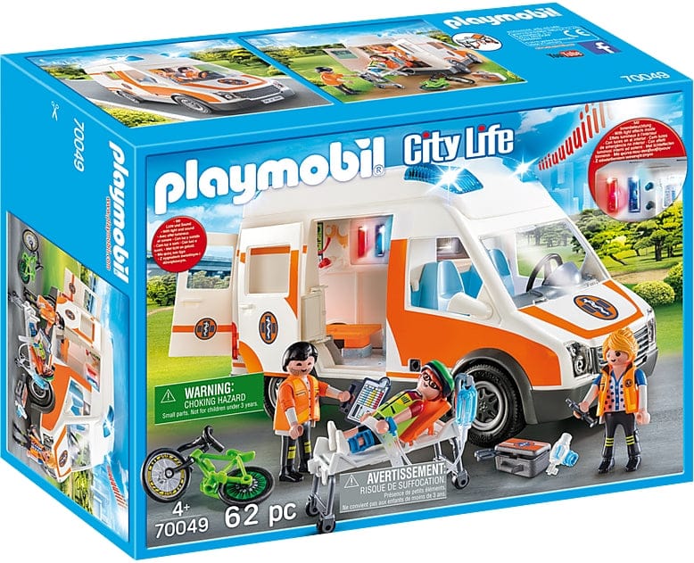 Playmobil Ambulance with Flashing Lights