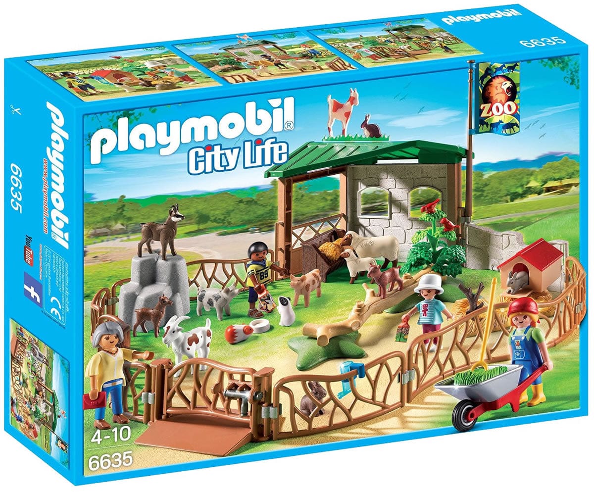 Playmobil Children's Petting Zoo - 6635-PLAY