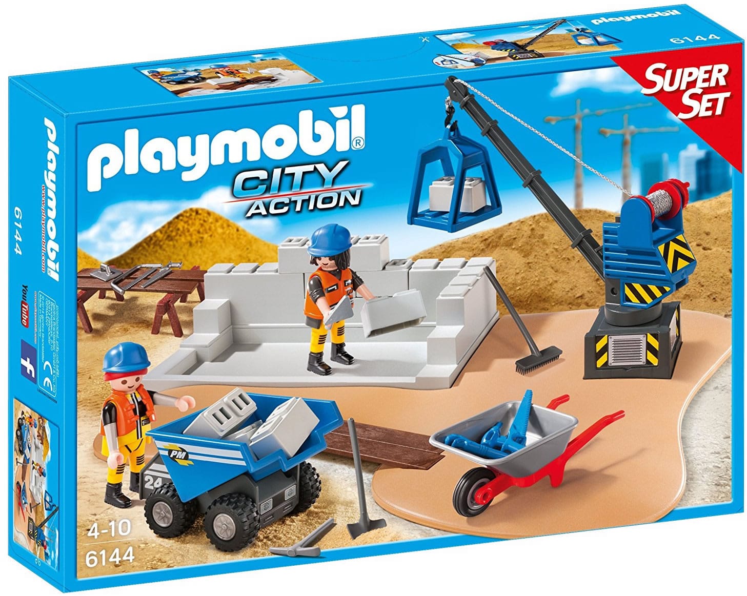 Playmobil Construction Site SuperSet - 6144-PLAY