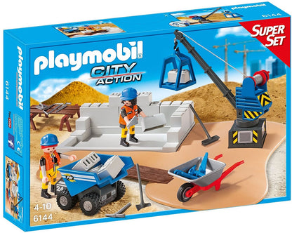 Playmobil Construction Site SuperSet - 6144-PLAY