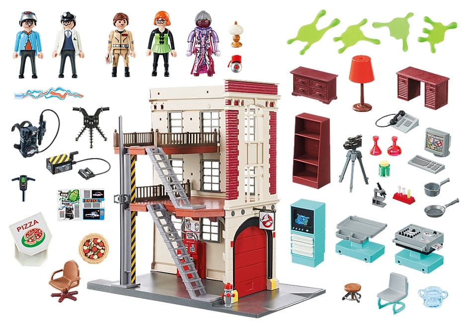 Playmobil Ghostbusters Firehouse - 9219-PLAY