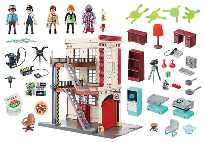 Playmobil Ghostbusters Firehouse - 9219-PLAY