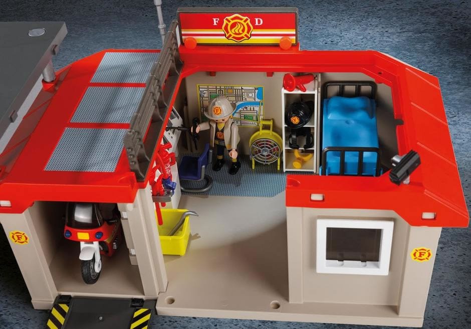 Playmobil Take Along Fire Station - 5663-PLAY