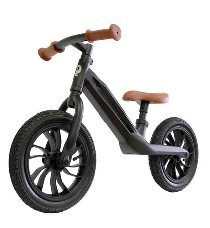 Q Play Racer Balance Bike - Black/Brown - QPRB1BBR
