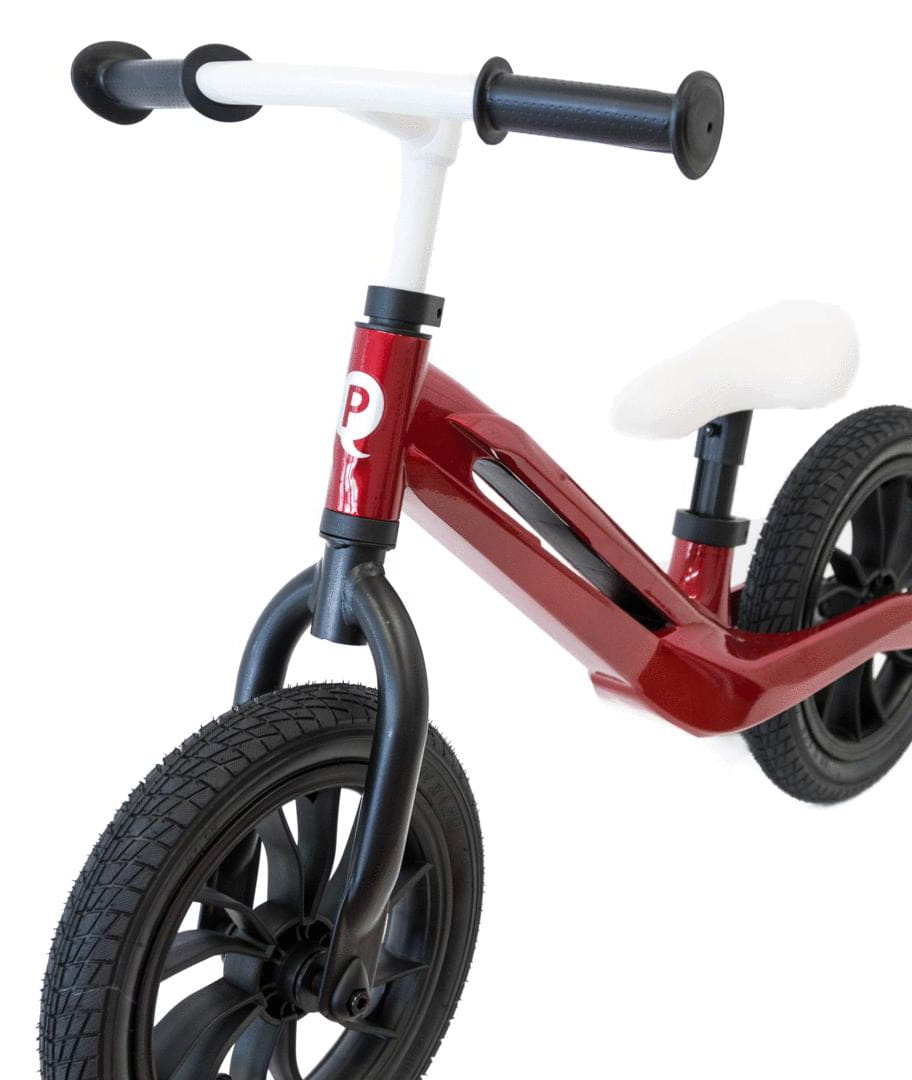 Q Play Racer Balance Bike - Red/White - QPRB1RD