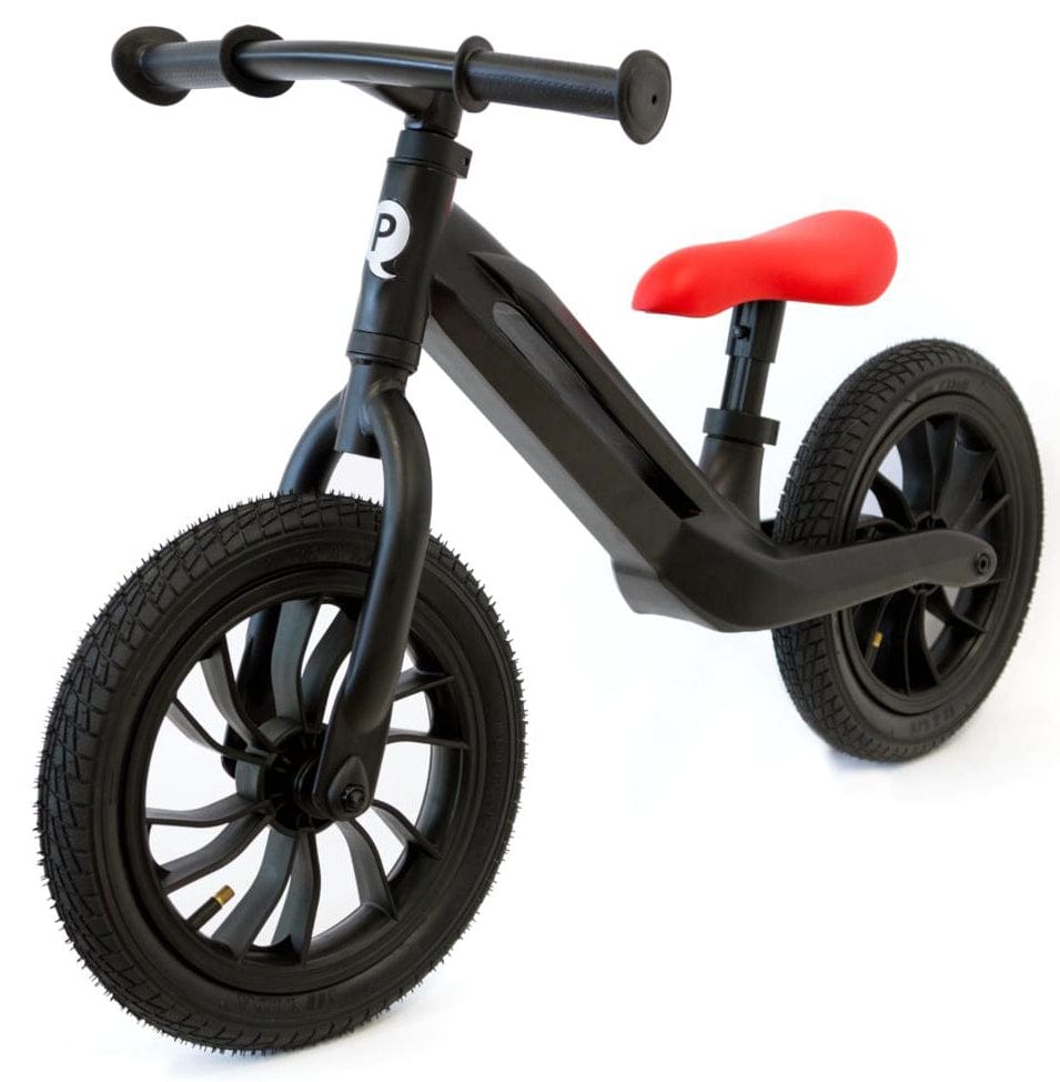 Q Play Racer Balance Bike - Black/Red - QPRB1BRD