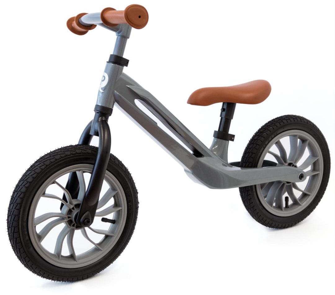 Q Play Racer Balance Bike - Grey/Brown - QPRB1GY