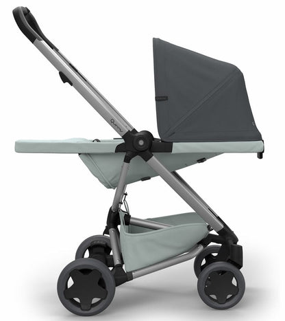 Quinny Zapp Flex Plus + Maxi-Cosi Mico 30 Travel System - Graphite on Grey