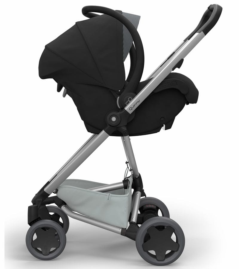 Quinny Zapp Flex Plus + Maxi-Cosi Mico 30 Travel System - Graphite on Grey