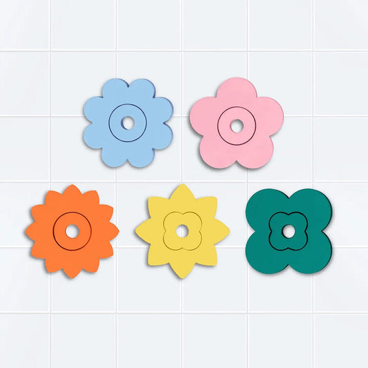 Quut Bath Puzzle - Flower Power - QUUS-BPUZZLE-FLOWER