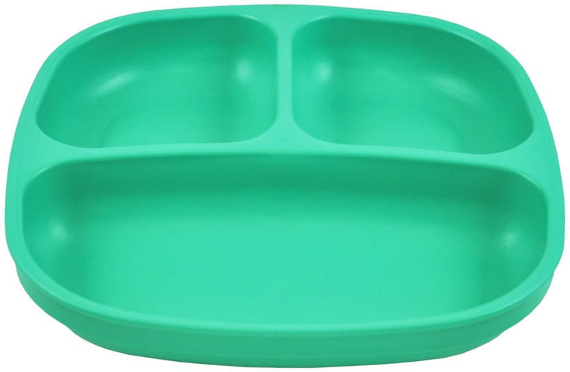 Re-Play 7" Divided Plate - Aqua - 98601082006