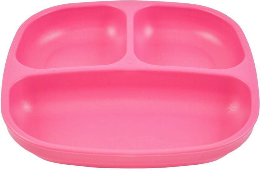 Re-Play 7" Divided Plate - Bright Pink - 98601081009