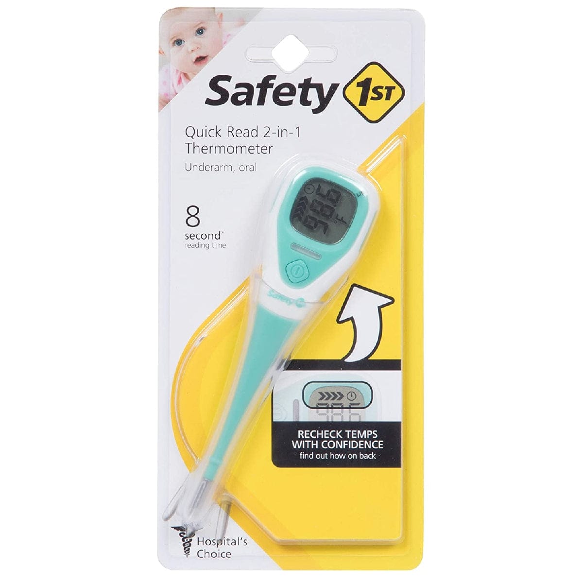 Safety 1st Quick Read 2-in-1 Thermometer - TH0940600
