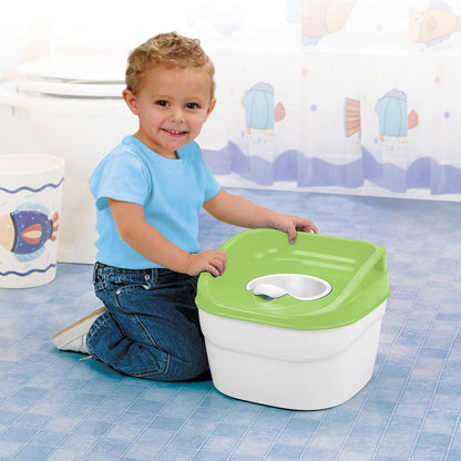 Safety 1st Try! Potty Trainer & Step Stool - Green - PT046GRN2
