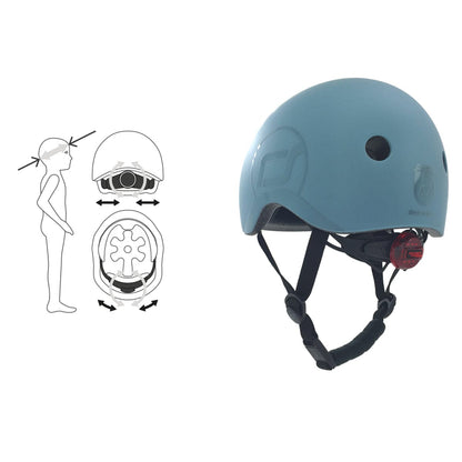 Scoot & Ride Helmet - Peach, Small - SRUS-HELM-S-PEACH