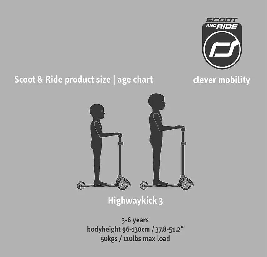 Scoot & Ride Highwaykick 96346 346, 3 LED-scooterstep, kunststof/metaal, roze, afmetingen: ca. 55 cm x 15 cm x 24 cm Scoot & Ride Highwaykick 96346 346, 3 LED-scooterstep, kunststof/metaal, roze, afmetingen: ca. 55 cm x 15 cm x 24 cm