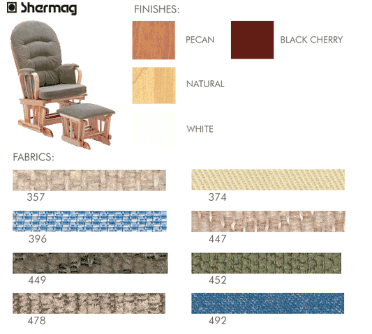 Shermag - 7025cc Glider & Ottoman