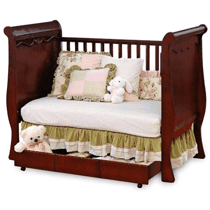 Simplicity Gabrielle 4-in-1 Crib Cherry - 8778GAC