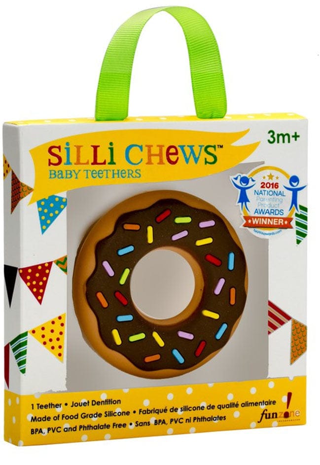 Silli Chews Teether - Chocolate Donut