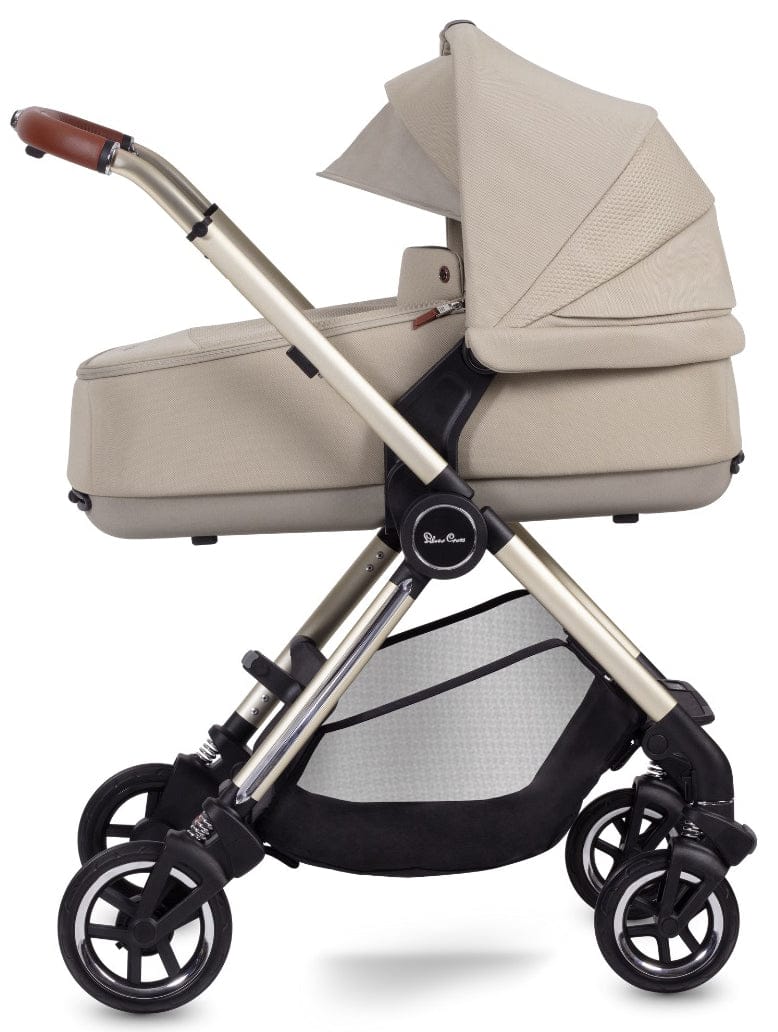 Silver Cross Dune Stroller + Compact Bassinet - Stone - SX2268-STBNDL