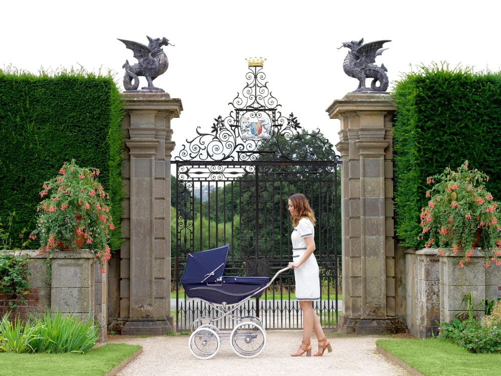 Silver Cross Kensington Pram - Navy - SX6096-US