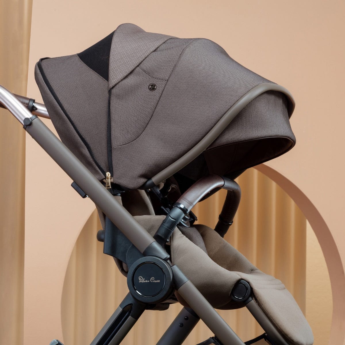 Silver Cross Reef Stroller + Folding Bassinet - Earth - SX2272-EABNDL