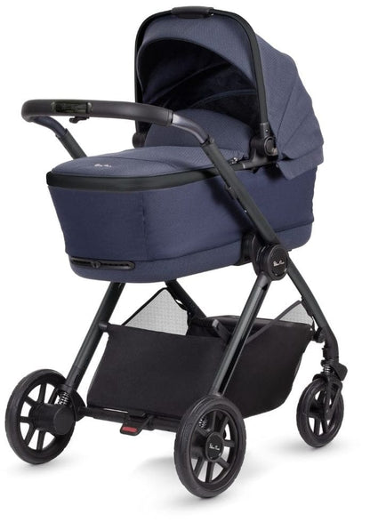 Silver Cross Reef Stroller + Folding Bassinet - Neptune - SX2272-NPBNDL