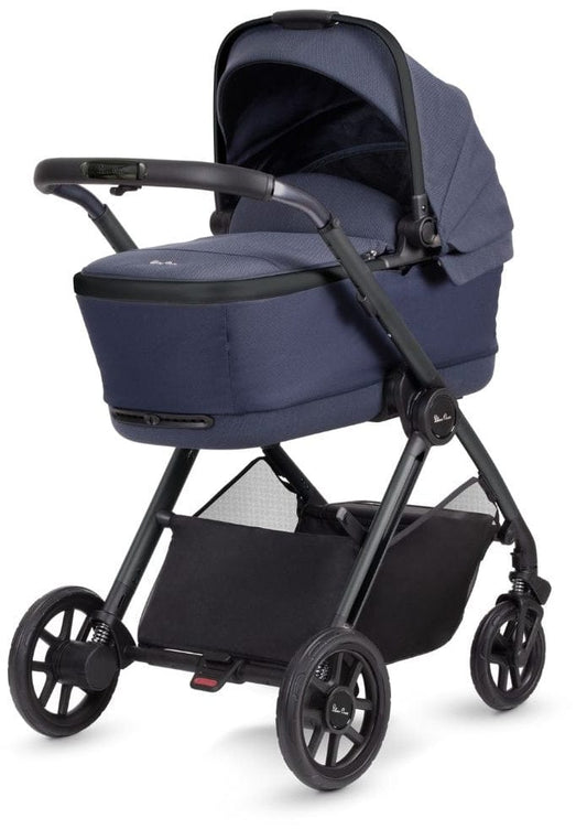 Silver Cross Reef Stroller + Folding Bassinet - Neptune - SX2272-NPBNDL