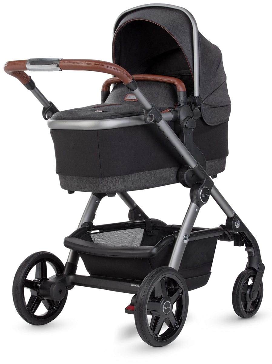 Silver Cross Wave 2022 Double Stroller - Charcoal - DBL-SX2264-CAUS