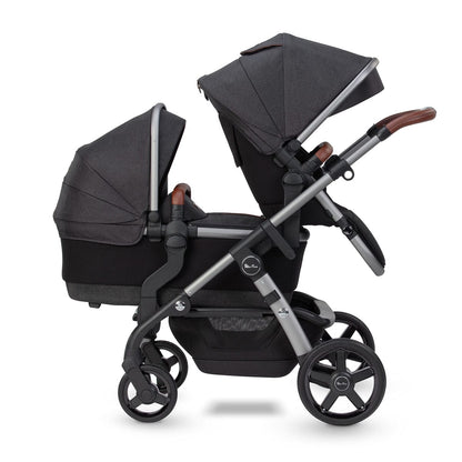 Silver Cross Wave 2022 Double Stroller - Charcoal - DBL-SX2264-CAUS