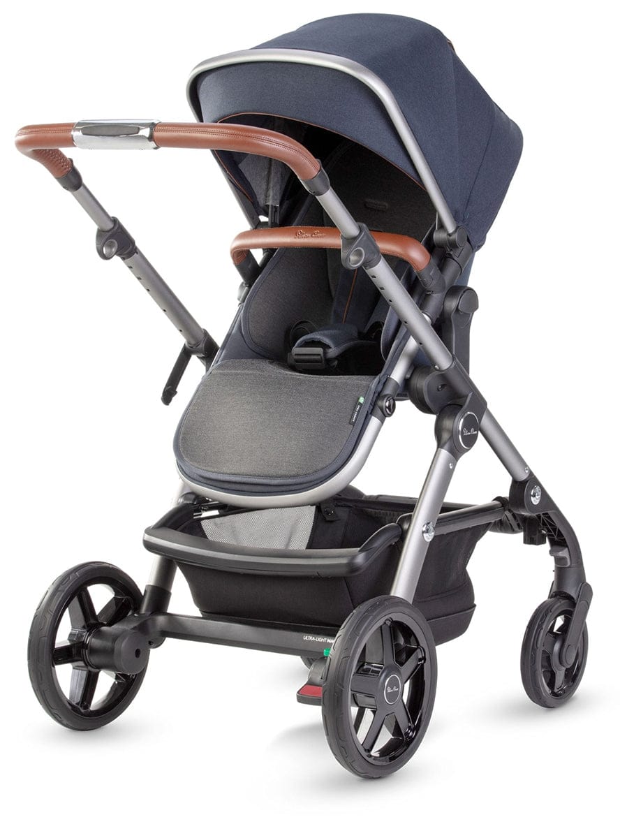 Silver Cross Wave 2022 Double Stroller - Indigo - DBL-SX2264-IGUS
