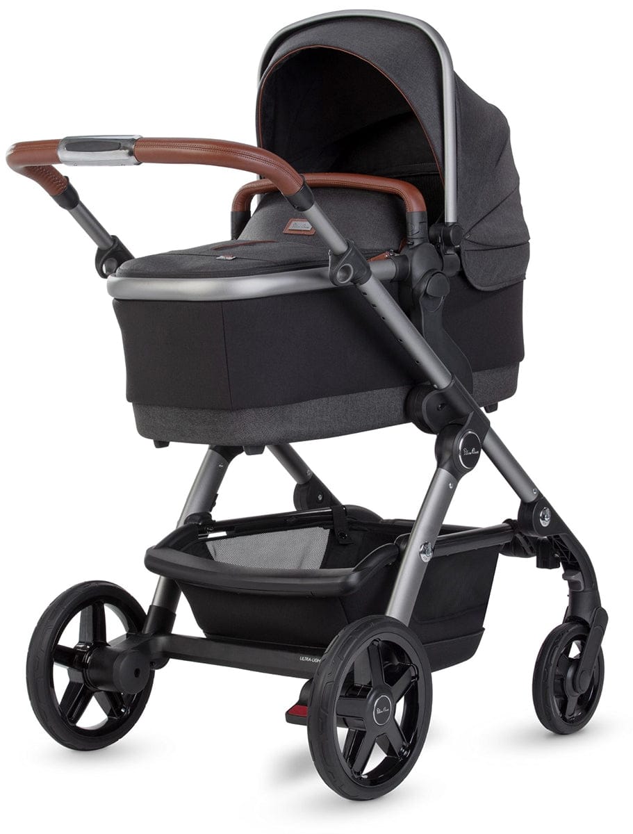 Silver Cross Wave Single-to-Double Stroller - Charcoal