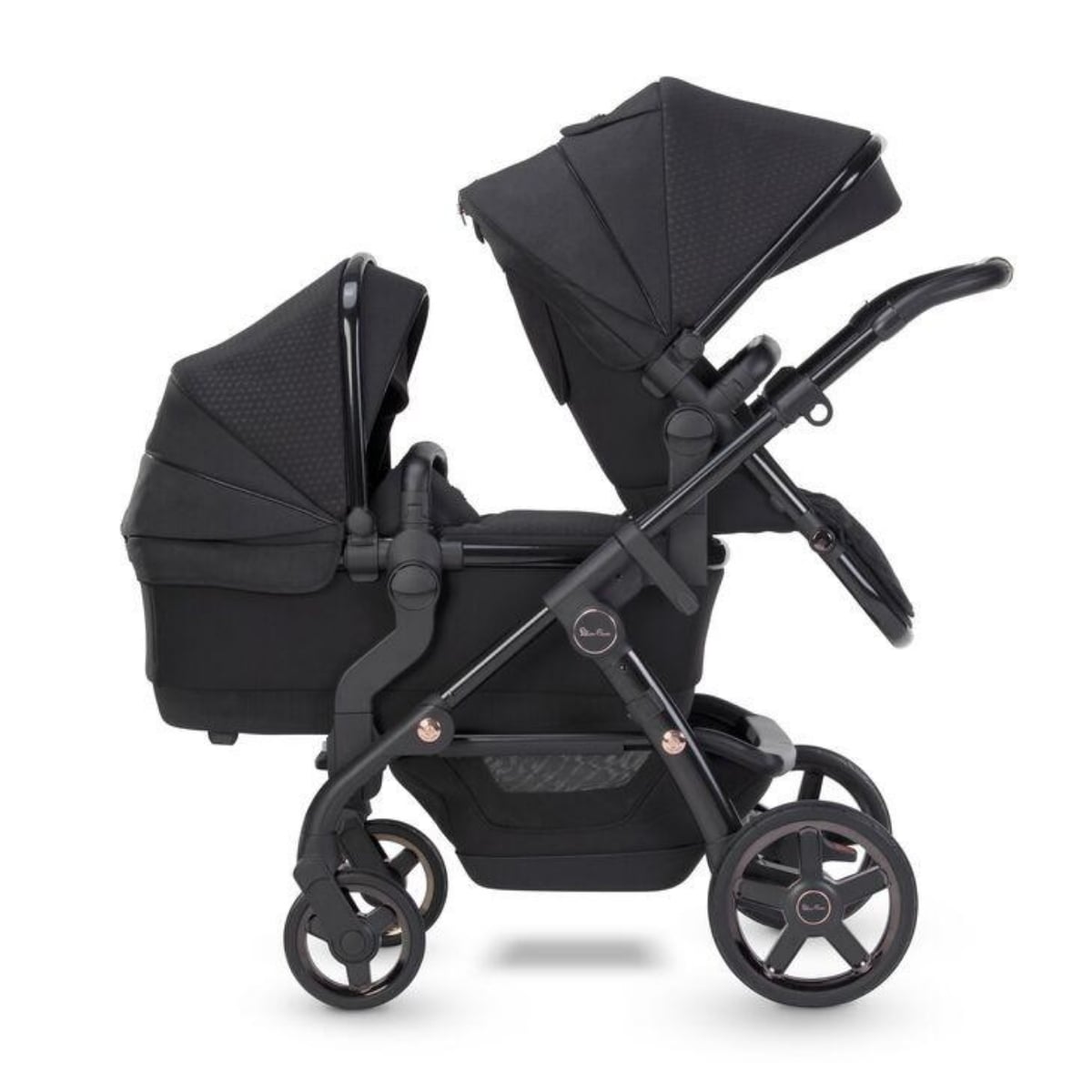 Silver Cross Wave Single-to-Double Stroller - Eclipse (Special Edition)