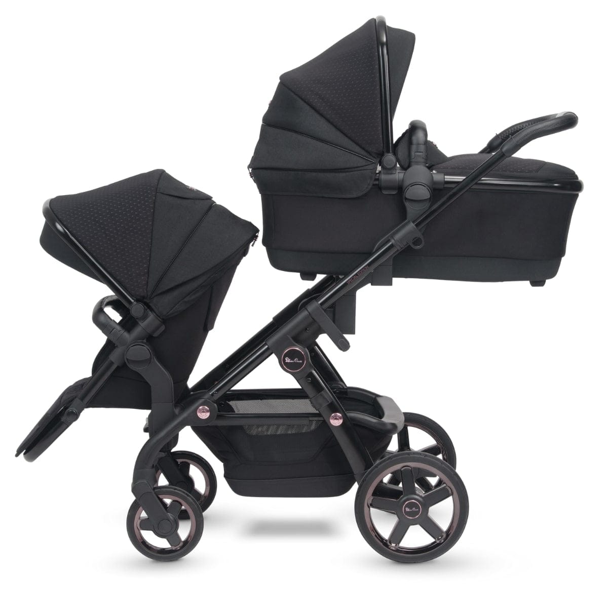 Silver Cross Wave Single-to-Double Stroller - Eclipse (Special Edition)