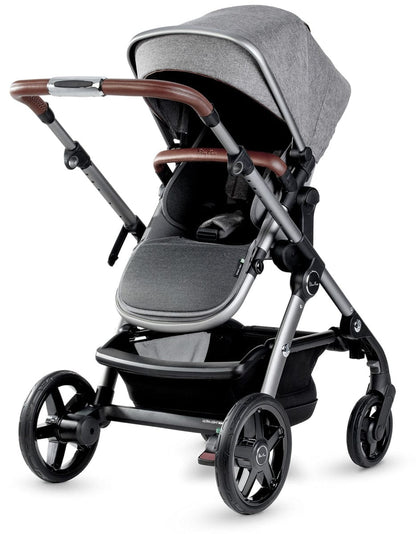 Silver Cross Wave Single-to-Double Stroller - Zinc