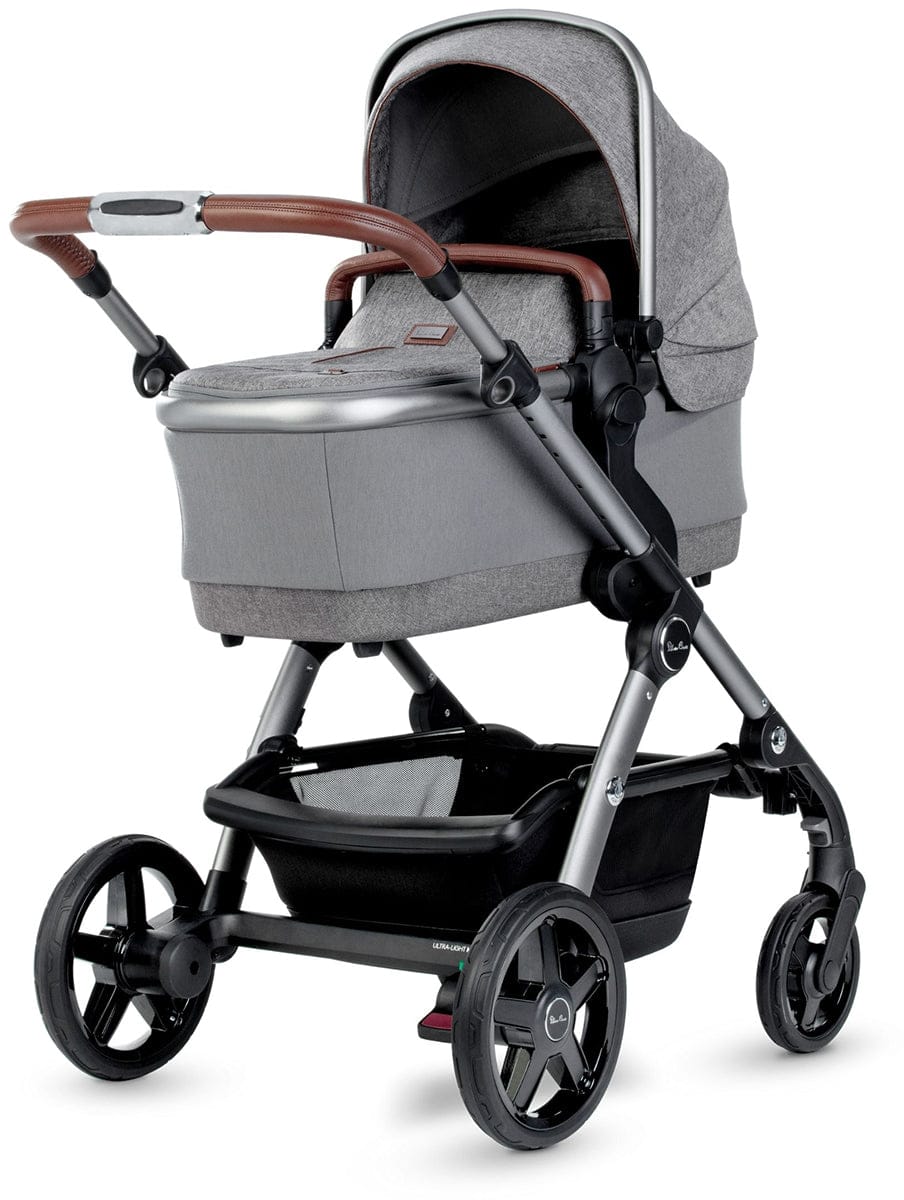 Silver Cross Wave 2022 Twin Stroller - Zinc - TWIN-SX2264-ZCUS