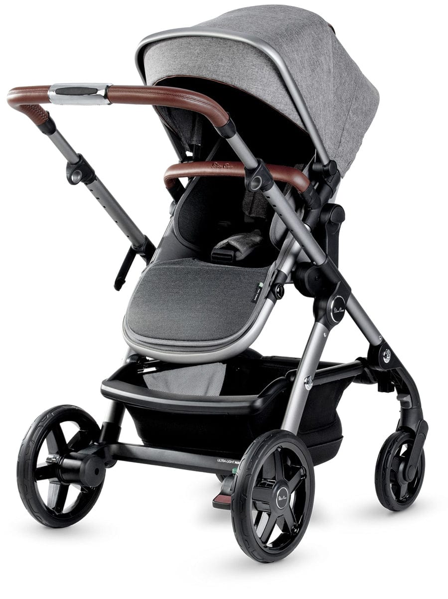 Silver Cross Wave 2022 Twin Stroller - Zinc - TWIN-SX2264-ZCUS