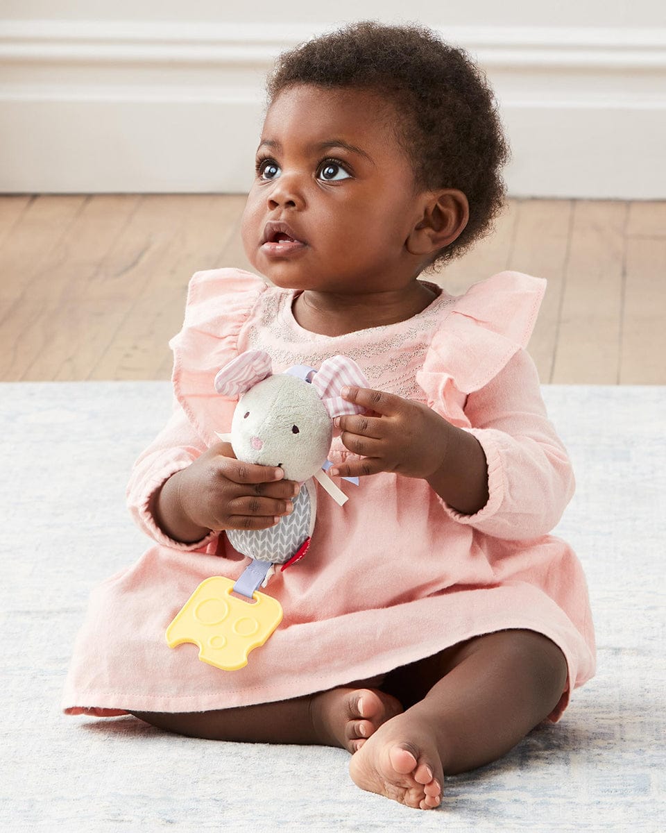 Skip Hop Bandana Buddies Chime & Teethe Toy - Mouse - 9M830910