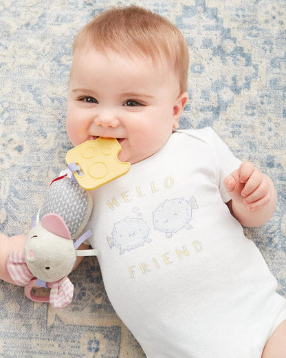 Skip Hop Bandana Buddies Chime & Teethe Toy - Mouse - 9M830910