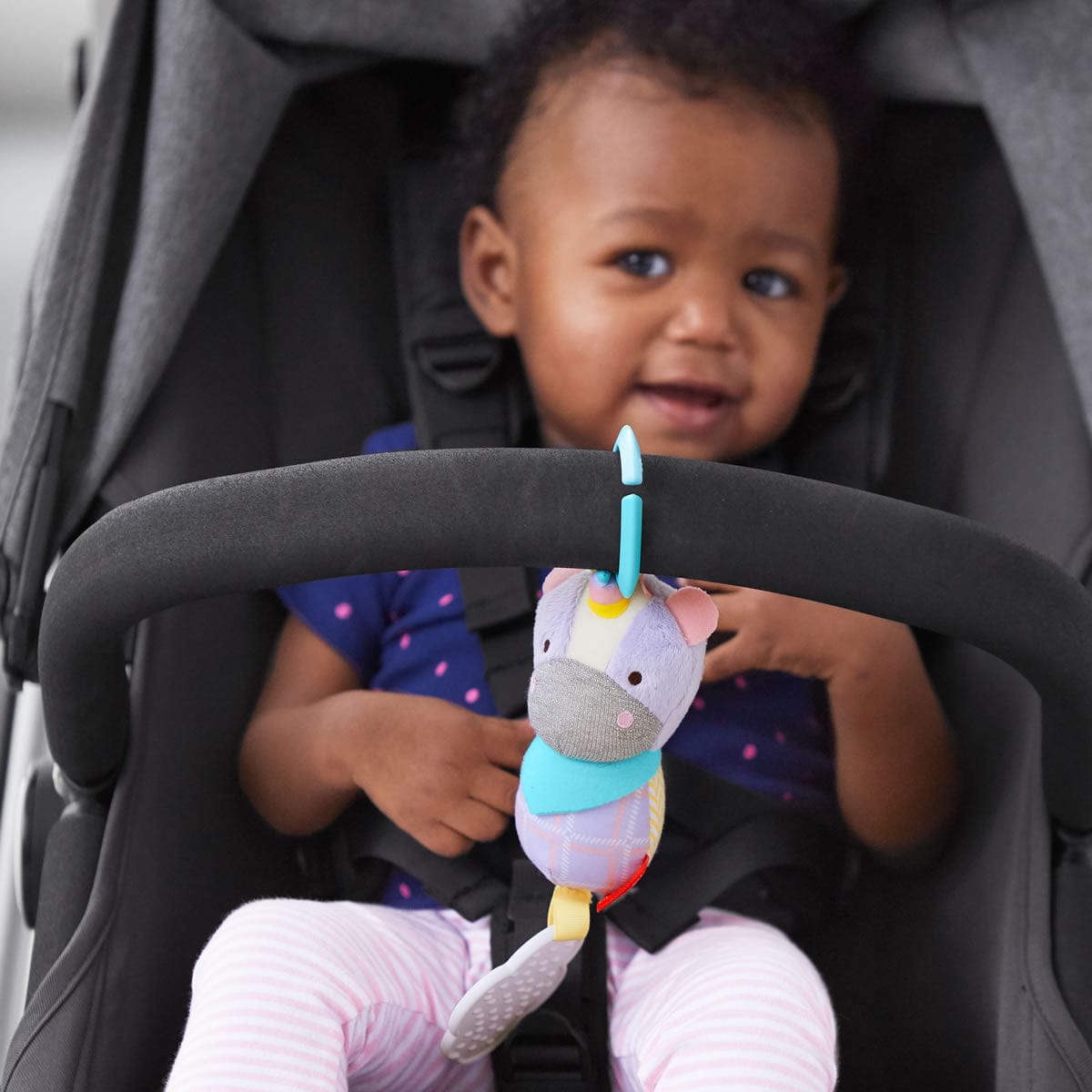 Skip Hop Bandana Buddies Chime & Teethe Toy - Unicorn - 305405