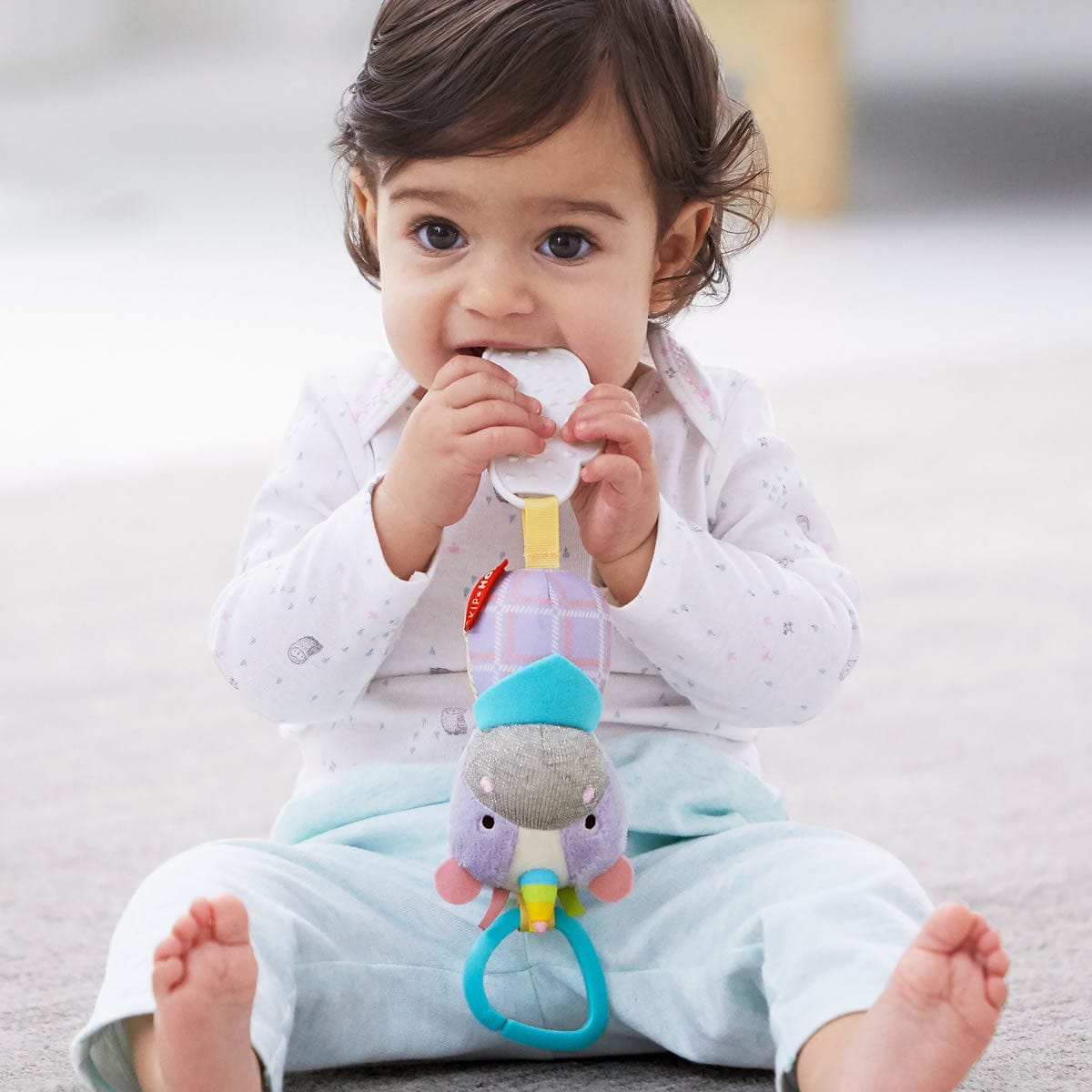 Skip Hop Bandana Buddies Chime & Teethe Toy - Unicorn - 305405