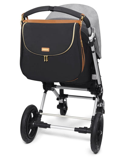 Skip Hop Curve Satchel Diaper Bag - Black - 200875
