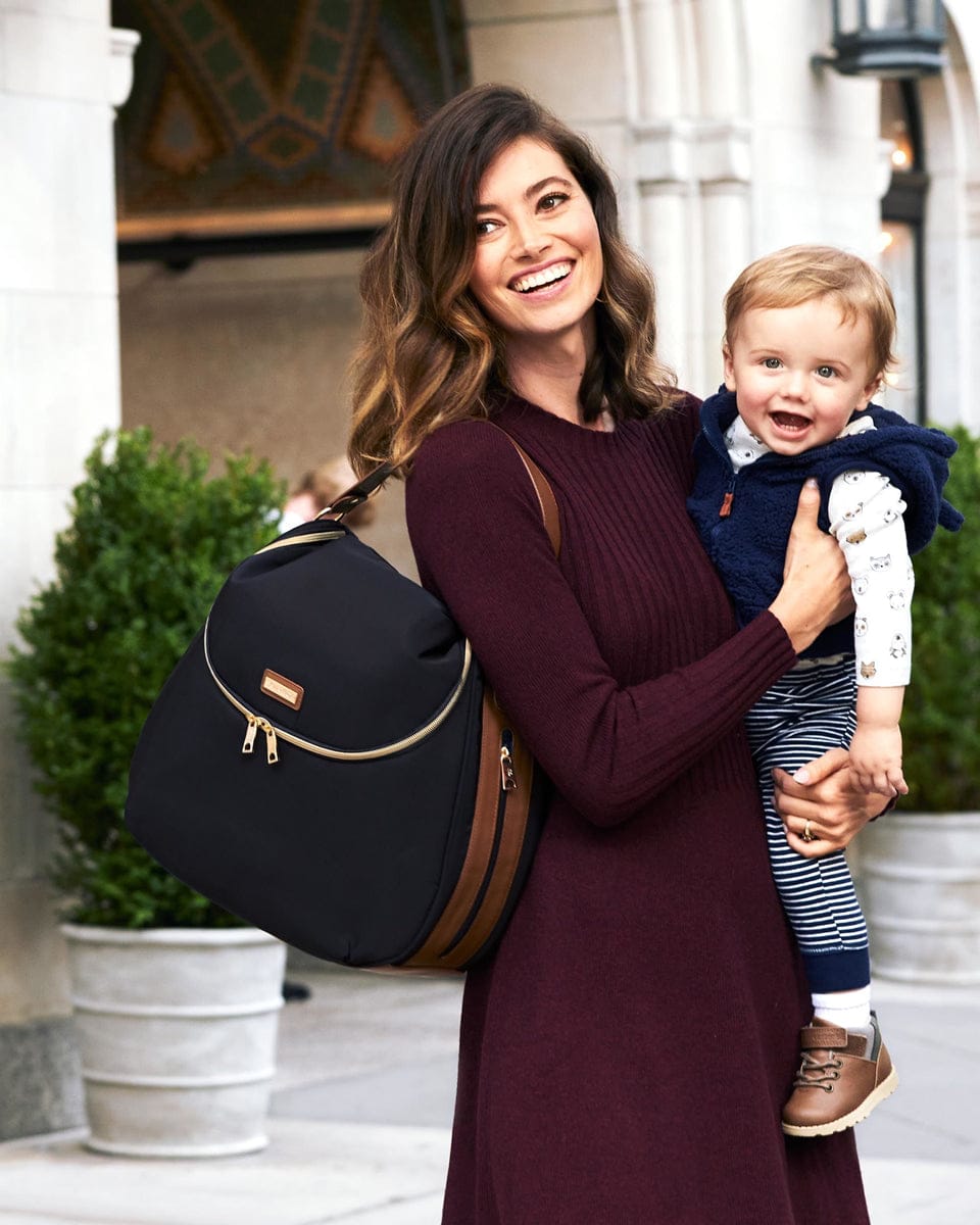 Skip Hop Curve Satchel Diaper Bag - Black - 200875