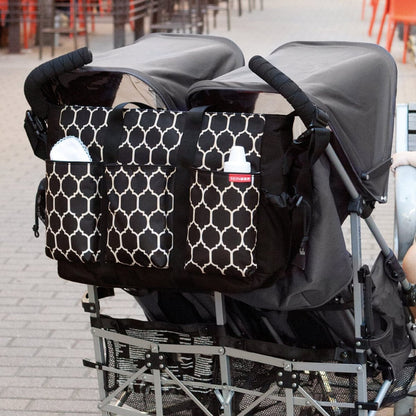 Skip Hop Duo Double Diaper Bag - Onyx Tile - 230010