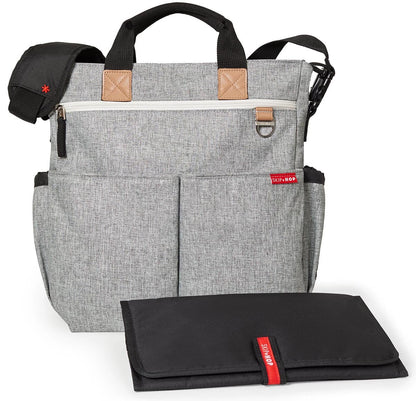 Skip Hop Duo Signature Diaper Bag - Grey Melange - 200326