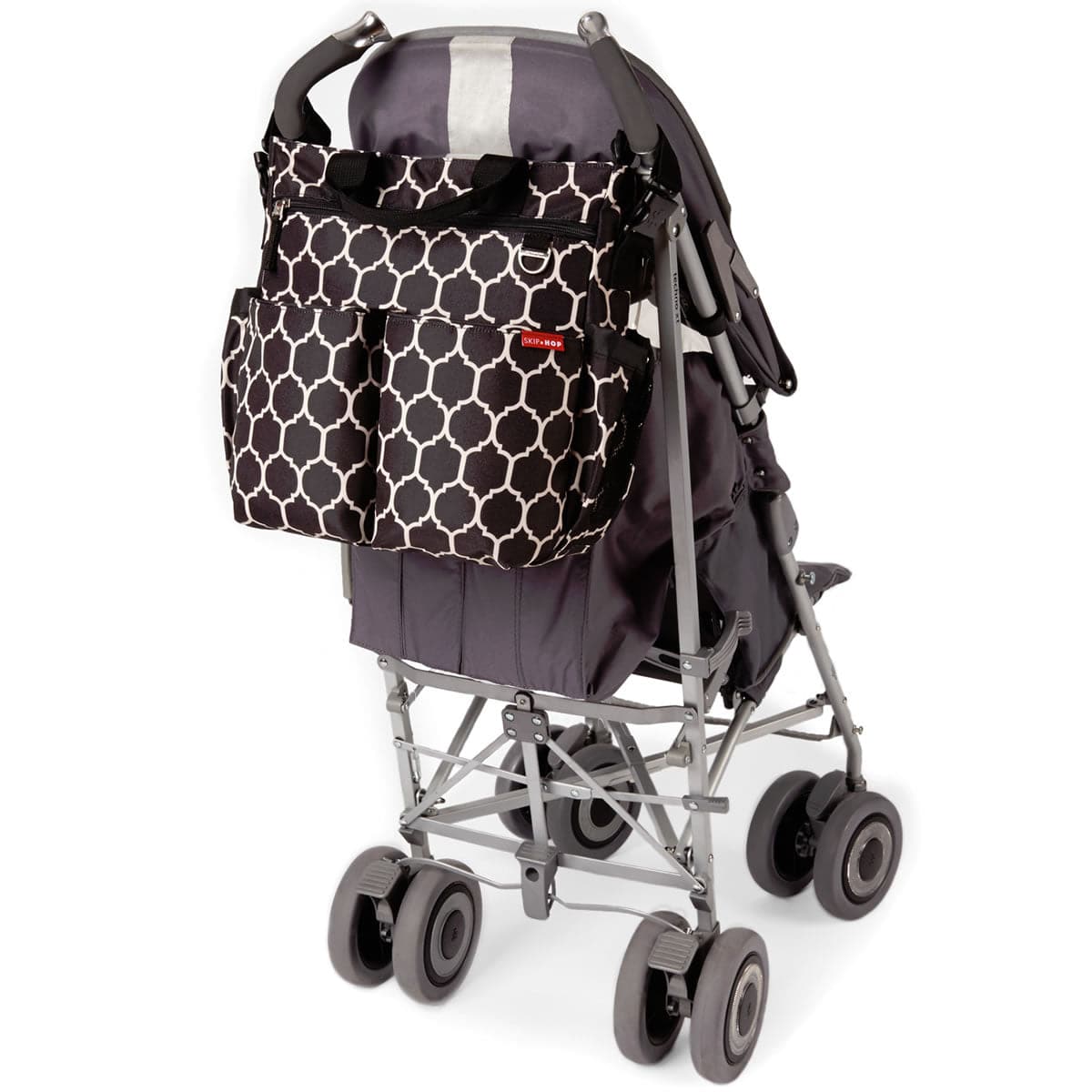 Skip Hop Duo Signature Diaper Bag - Onyx Tile