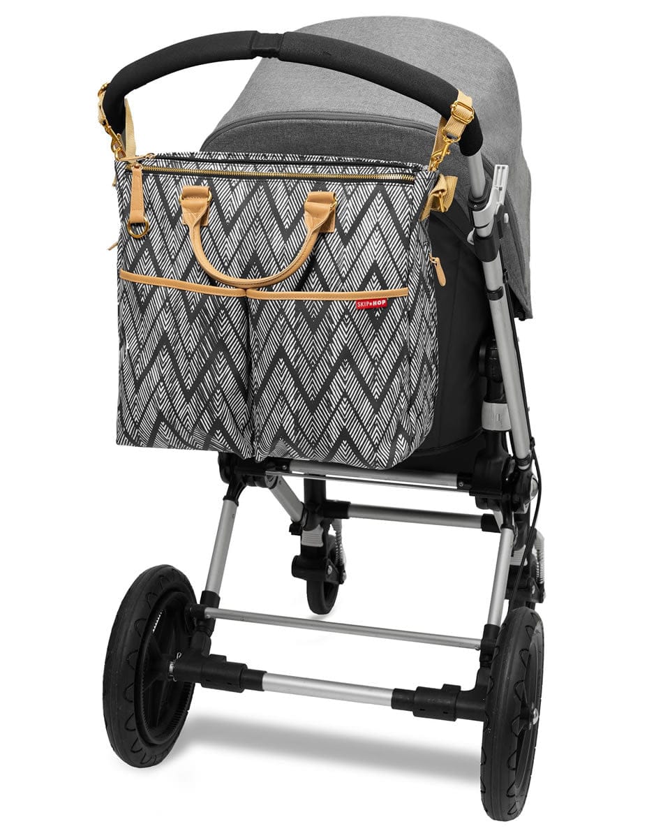 Skip Hop Duo Signature Diaper Bag, Special Edition - Zig Zag Zebra