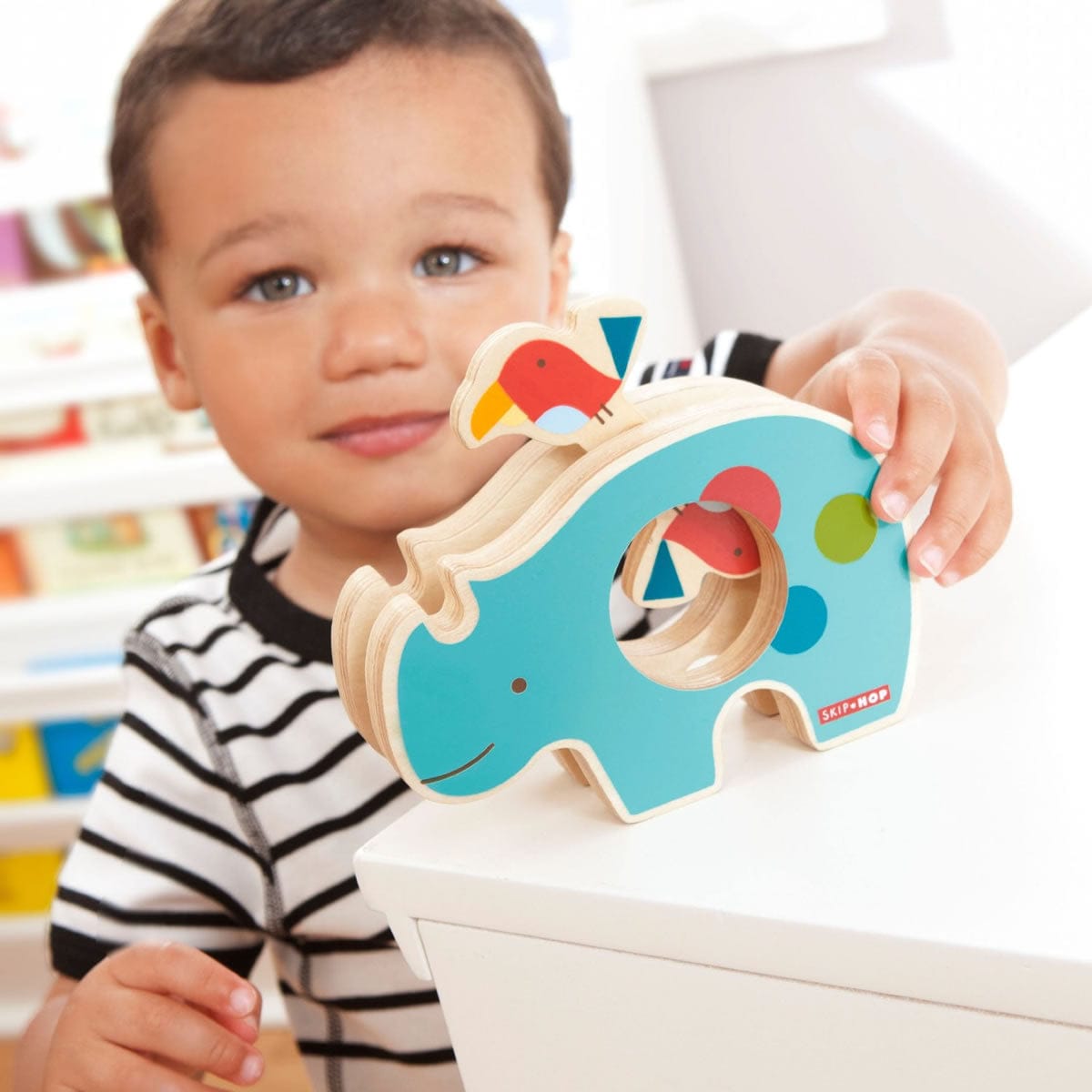 Skip Hop Giraffe Safari Spin & Play Rhino - 184310