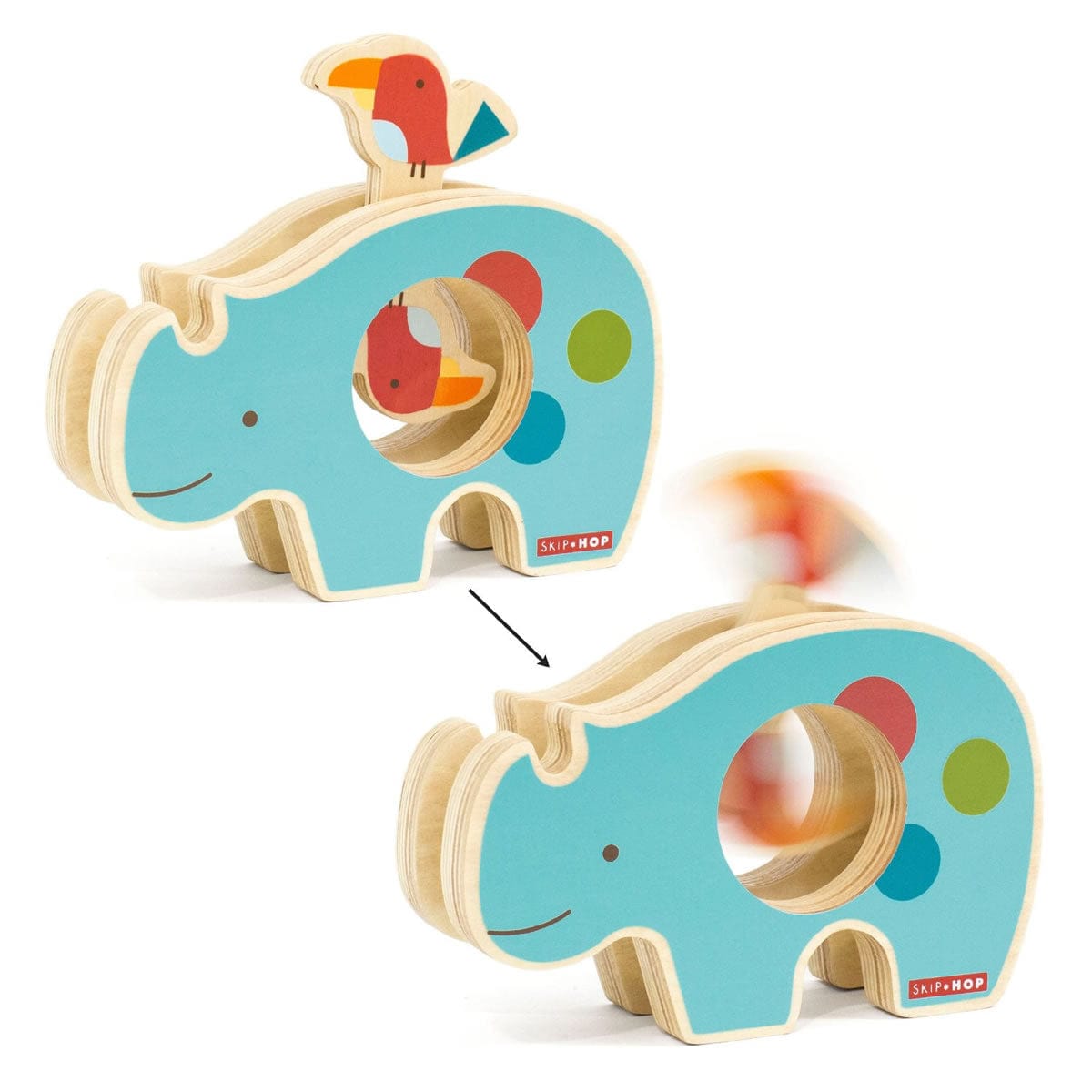 Skip Hop Giraffe Safari Spin & Play Rhino - 184310