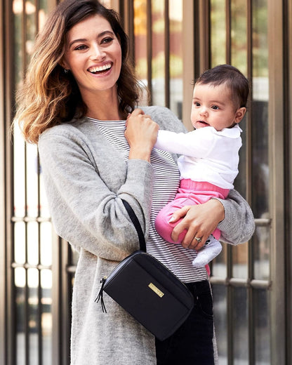 Skip Hop Greenwich Convertible Hip Pack Diaper Bag - Black